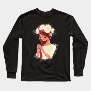 Flower Crown Long Sleeve T-Shirt